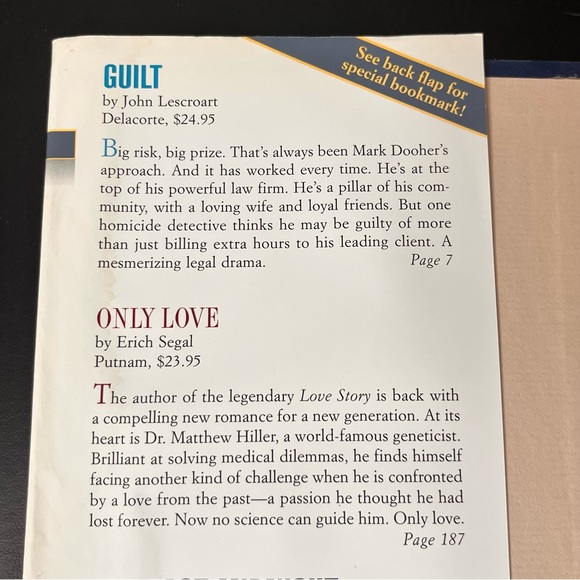 Readers Digest 4 Books In 1: Three Wishes, Only Love, Guilt, Five Past Midnight - Picture 7 of 11